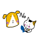 Calico cat and friends（個別スタンプ：4）
