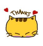 Calico cat and friends（個別スタンプ：5）