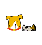 Calico cat and friends（個別スタンプ：10）