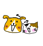 Calico cat and friends（個別スタンプ：15）