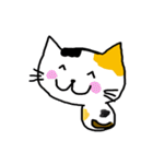 Calico cat and friends（個別スタンプ：16）