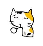 Calico cat and friends（個別スタンプ：21）