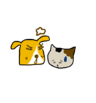 Calico cat and friends（個別スタンプ：27）