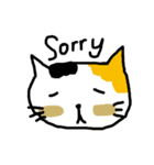 Calico cat and friends（個別スタンプ：31）