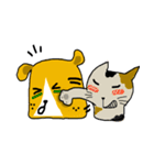 Calico cat and friends（個別スタンプ：36）