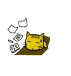 Calico cat and friends（個別スタンプ：37）