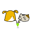 Calico cat and friends（個別スタンプ：40）