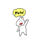 しろいくん2（個別スタンプ：8）