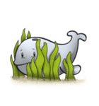 Poco the whale（個別スタンプ：18）