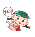 Girls with fun（個別スタンプ：2）