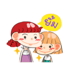 Girls with fun（個別スタンプ：32）