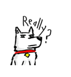 The pondering dog（個別スタンプ：2）