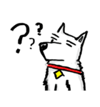 The pondering dog（個別スタンプ：3）