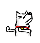 The pondering dog（個別スタンプ：5）