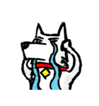 The pondering dog（個別スタンプ：6）