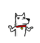 The pondering dog（個別スタンプ：7）