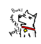 The pondering dog（個別スタンプ：10）
