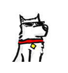 The pondering dog（個別スタンプ：13）