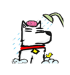 The pondering dog（個別スタンプ：15）