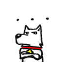 The pondering dog（個別スタンプ：17）