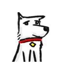 The pondering dog（個別スタンプ：20）