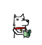 The pondering dog（個別スタンプ：32）