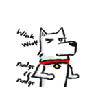 The pondering dog（個別スタンプ：33）