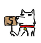 The pondering dog（個別スタンプ：37）