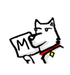The pondering dog（個別スタンプ：40）