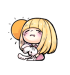 Moony＆Bunny@Moon（個別スタンプ：9）