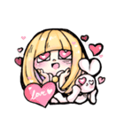 Moony＆Bunny@Moon（個別スタンプ：14）