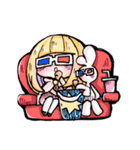 Moony＆Bunny@Moon（個別スタンプ：27）