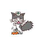 doctor Dog and two of nurses（個別スタンプ：13）