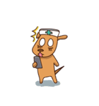 doctor Dog and two of nurses（個別スタンプ：24）