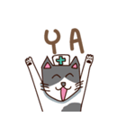 doctor Dog and two of nurses（個別スタンプ：39）