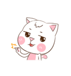 Ban-Yen : The pink cat. +（個別スタンプ：15）