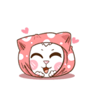 Ban-Yen : The pink cat. +（個別スタンプ：19）