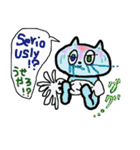 イカと泪とマウさんとなにか（個別スタンプ：9）