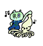 イカと泪とマウさんとなにか（個別スタンプ：39）