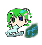 イカと泪とマウさんとなにか（個別スタンプ：40）