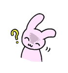 裏があるようにみえるうさぎさん（個別スタンプ：12）