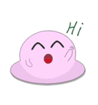 Mr. Pink jelly little Ji, Q（個別スタンプ：6）