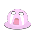 Mr. Pink jelly little Ji, Q（個別スタンプ：16）