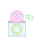 Mr. Pink jelly little Ji, Q（個別スタンプ：27）