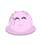 Mr. Pink jelly little Ji, Q（個別スタンプ：33）