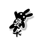 Rabbits with a word（個別スタンプ：15）