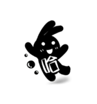 Rabbits with a word（個別スタンプ：22）