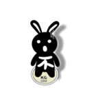 Rabbits with a word（個別スタンプ：33）