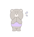 もふもふくまさん（個別スタンプ：8）