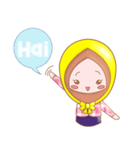 nee-chan hijab girl 1（個別スタンプ：2）
